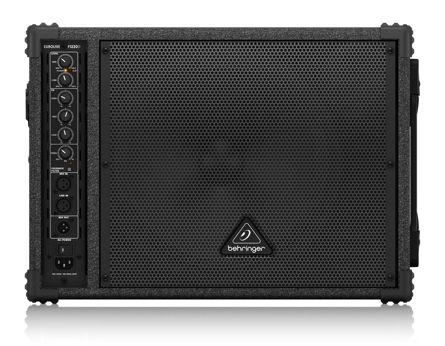 Monitor BEHRINGER F1220D (250 W, 2-smjerni, za vanjsku upotrebu, crna boja)-3