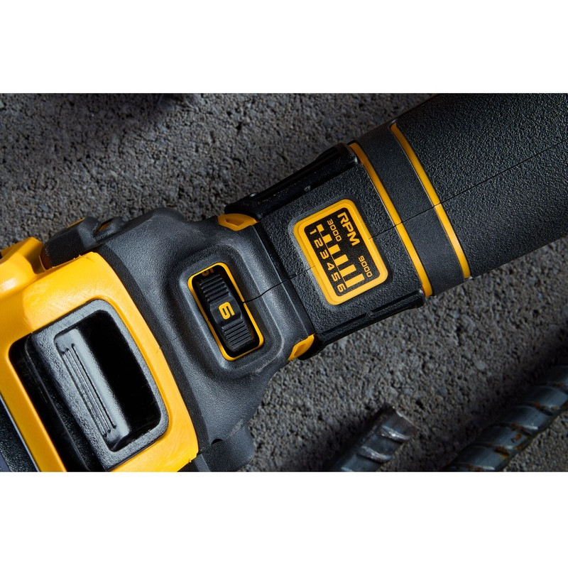 Brusilica kutna DeWALT 18V XR grind. angle. 125mm (promjenjiva brzina)-7
