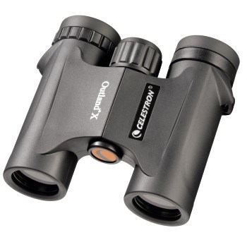 Dalekozor CELESTRON Outland X 10x25 (10x povećanje, BaK-4 prizma, vodootporan, crna boja, težina 312 g)