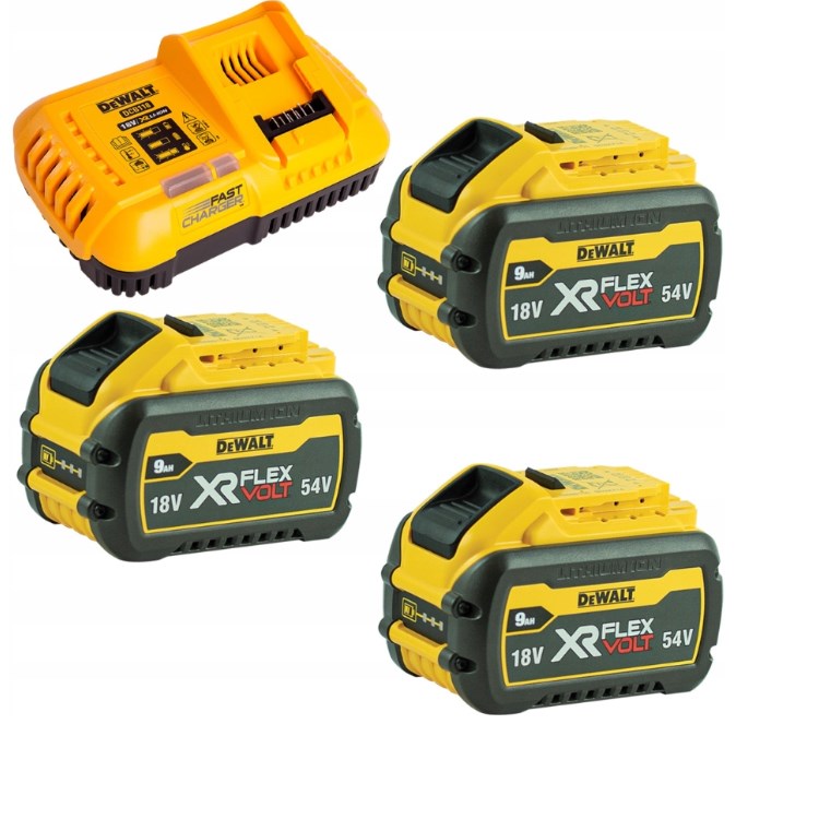 Baterija DEWALT 18/54V 9.0/3.0Ah FV x3 DCB547 + Punjač