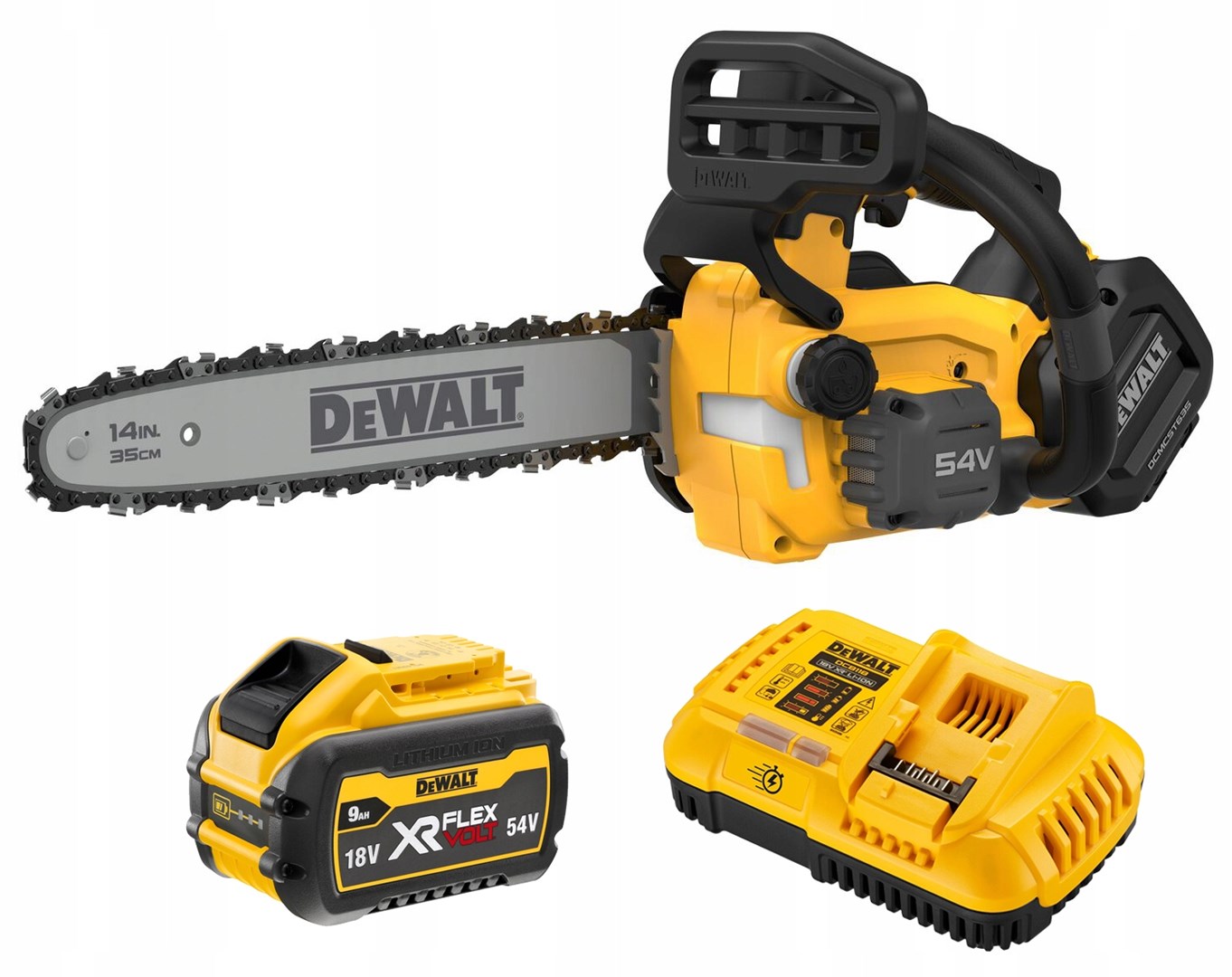 Lančana pila DEWALT DCMCST635X1 (54V, 35cm, 1x9.0Ah)