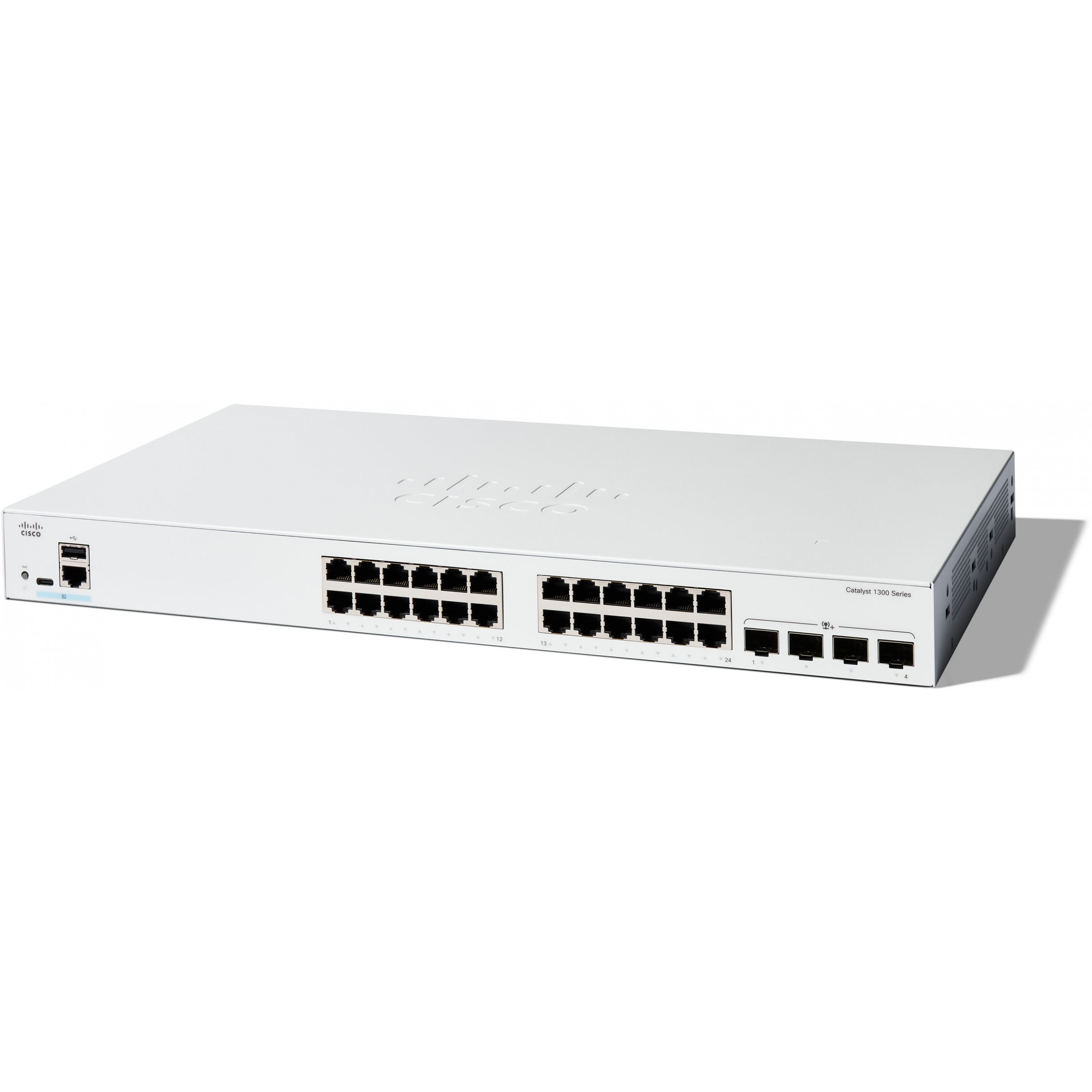 Switch Cisco C1300-24T-4X Managed L2/L3 Gigabit Ethernet (24x RJ-45, 4x SFP+, bijela boja)