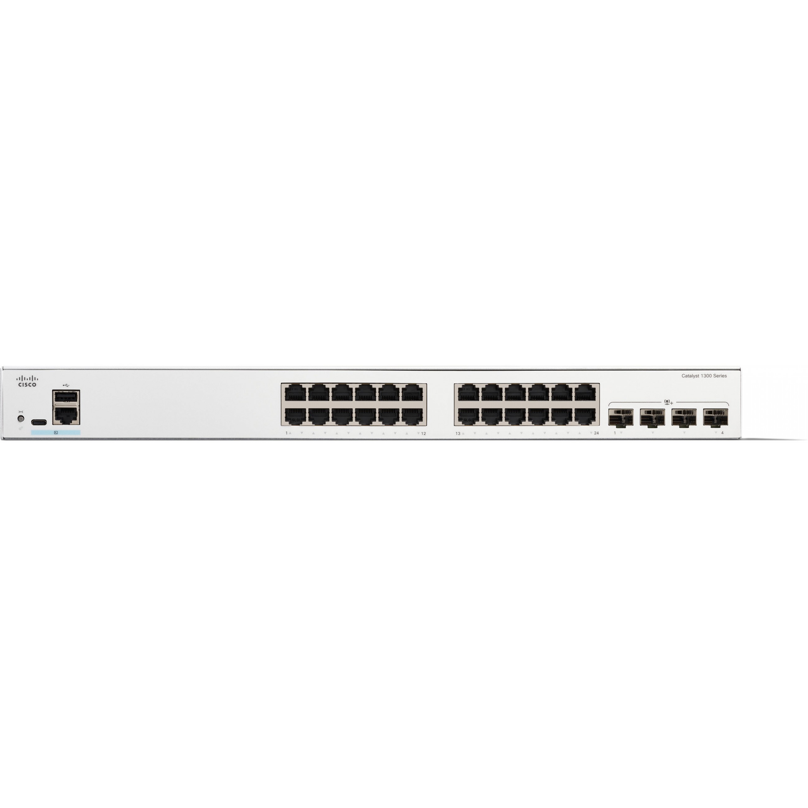 Switch Cisco C1300-24T-4X Managed L2/L3 Gigabit Ethernet (24x RJ-45, 4x SFP+, bijela boja)-1