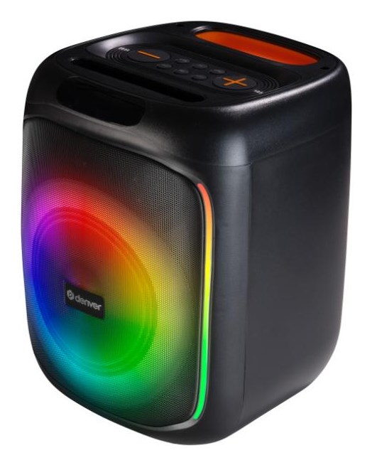 Party zvučnik DENVER BPS-165 (Bluetooth, 20W, LED, Baterija)