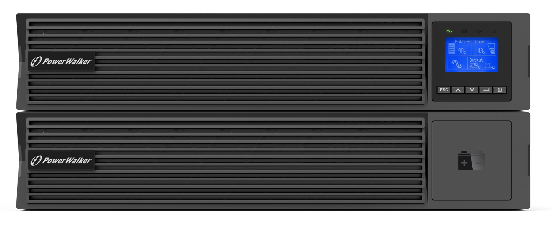 PowerWalker VFI 3000 ICR IoT Double-conversion (Online) 3 kVA 3000 W 9 AC outlet(s)-1
