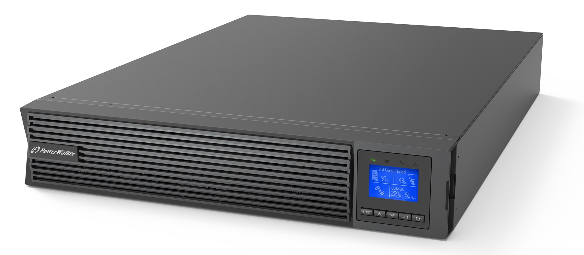 PowerWalker VFI 3000 ICR IoT Double-conversion (Online) 3 kVA 3000 W 9 AC outlet(s)-0