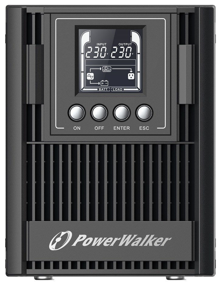 UPS POWER WALKER VFI 1000 AT FR (1000VA/900W, Online, Tower, Sinusni val)