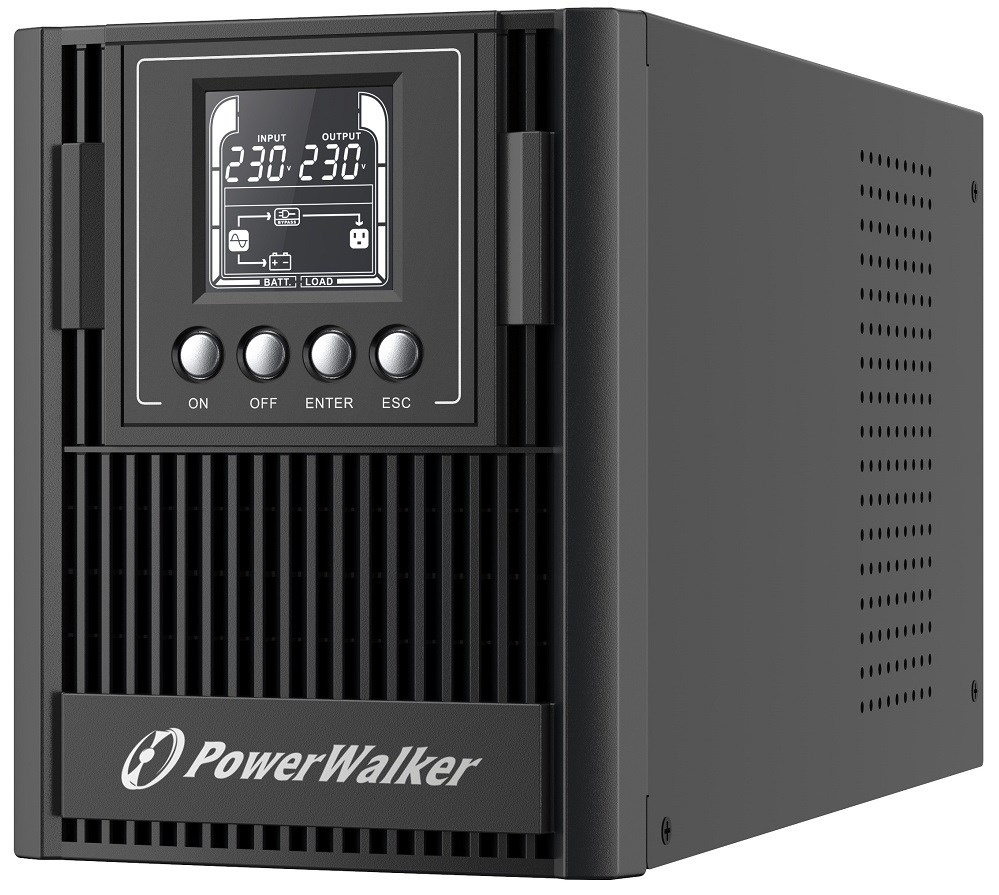 UPS POWER WALKER VFI 1000 AT FR (1000VA/900W, Online, Tower, Sinusni val)-1