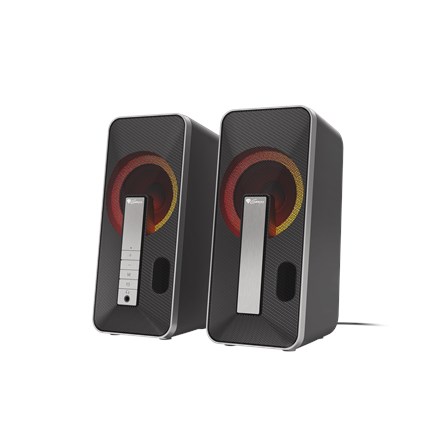 PC zvučnici GENESIS Helium 100 BT RGB, 2.0, 10W, Bluetooth-5