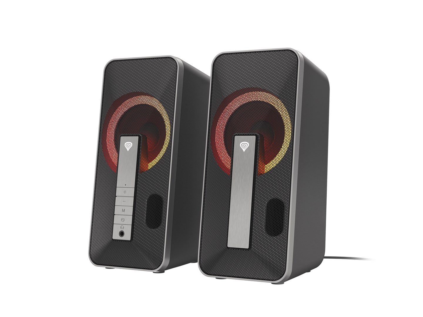 PC zvučnici GENESIS Helium 100 BT RGB, 2.0, 10W, Bluetooth-4