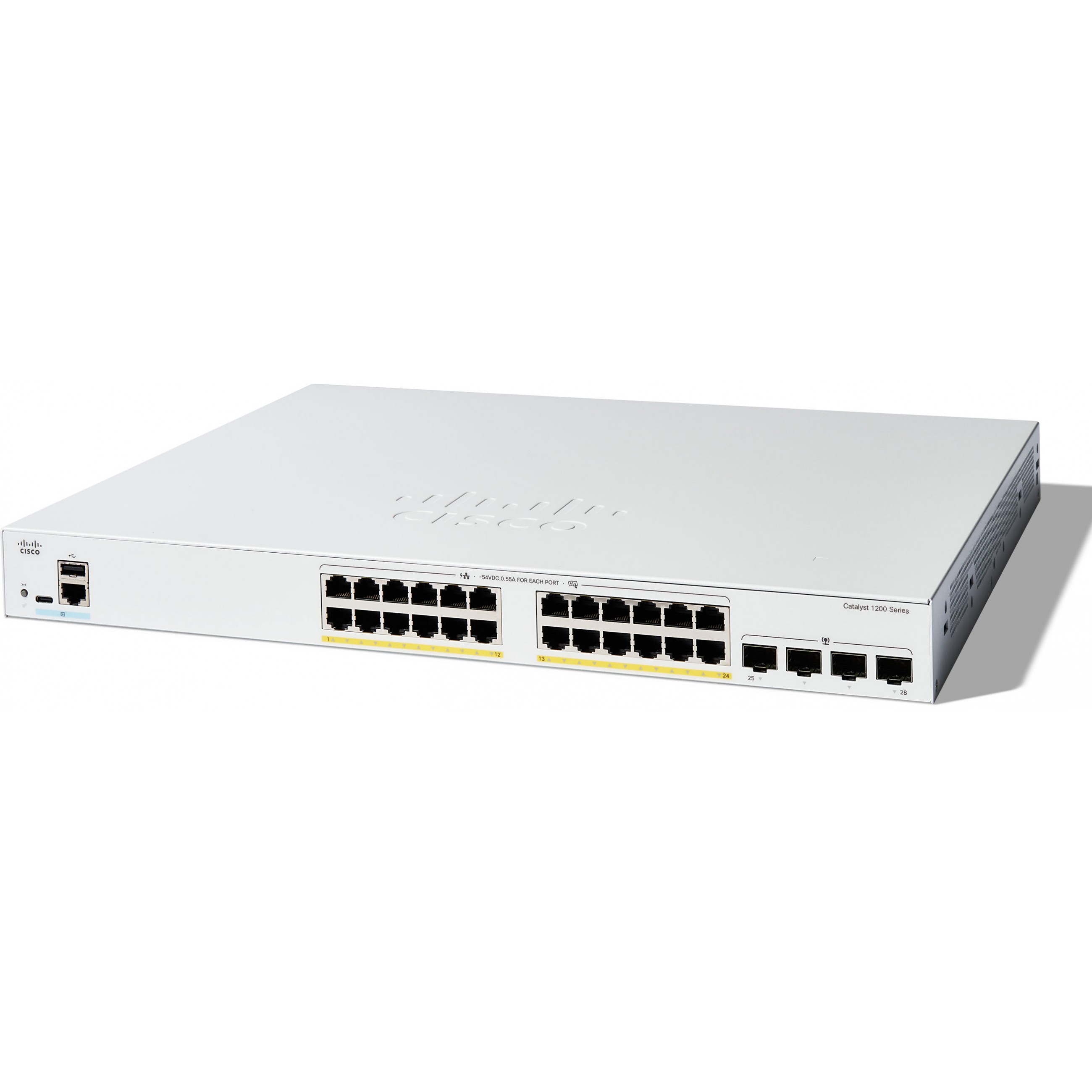 Switch Cisco Catalyst 1200-24FP-4G 24 Port GE Full PoE 4x1GE SFP