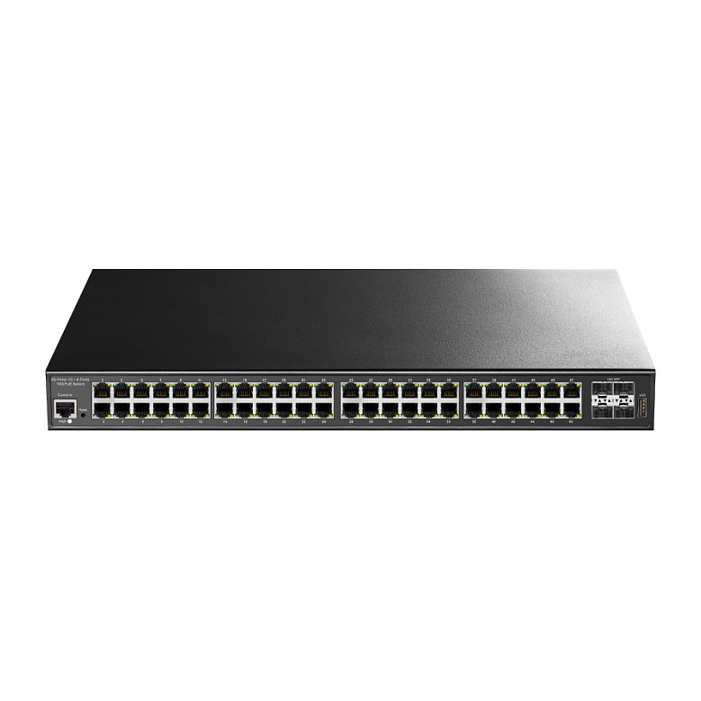 Mrežni switch CUDY GS2048PS4 (48x Gigabit PoE+, 4x 10G SFP+, 720W, L2/L3 Managed)-0