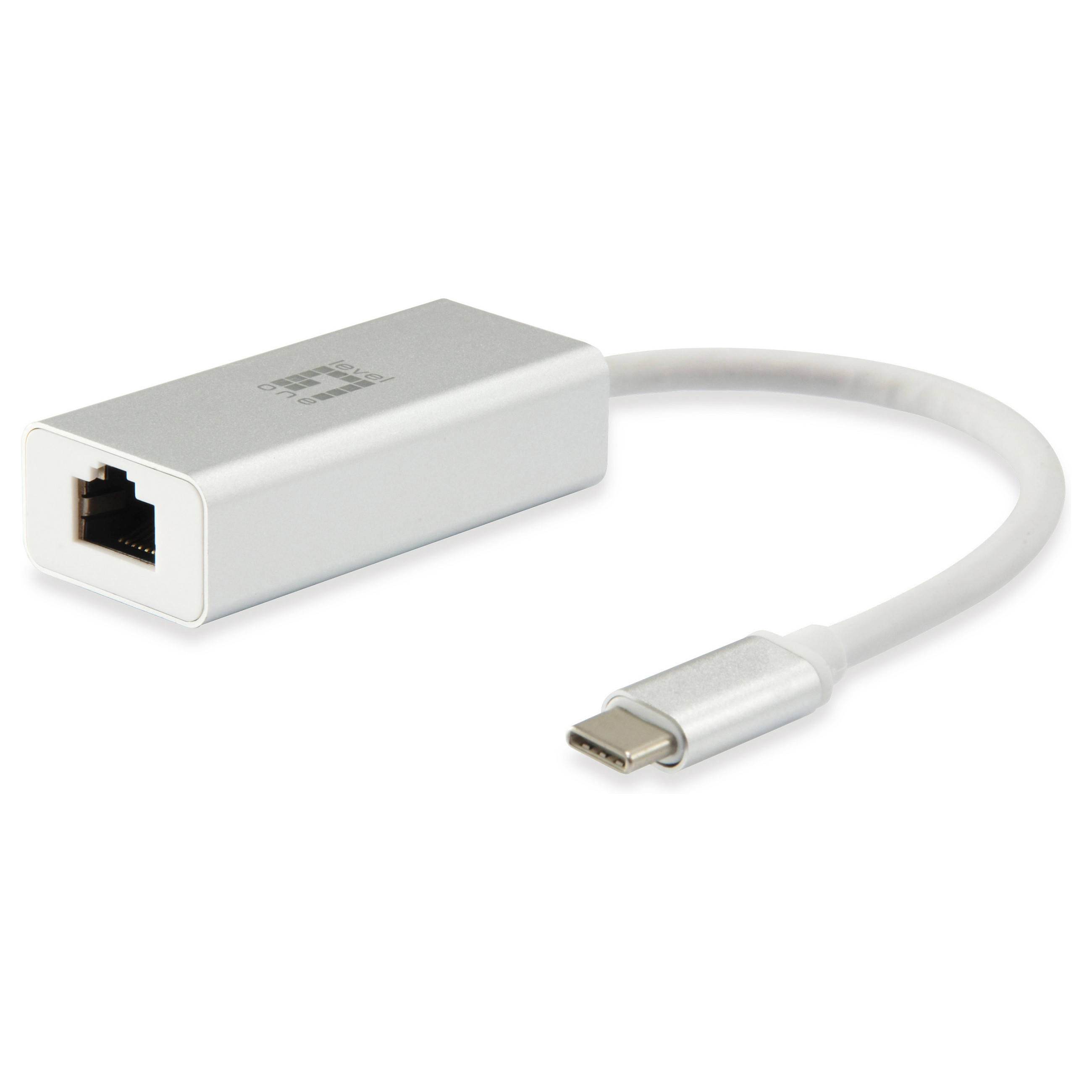 Adapter LEVELONE USB-C -> RJ45 (10/100/1000, 0.15m)-0