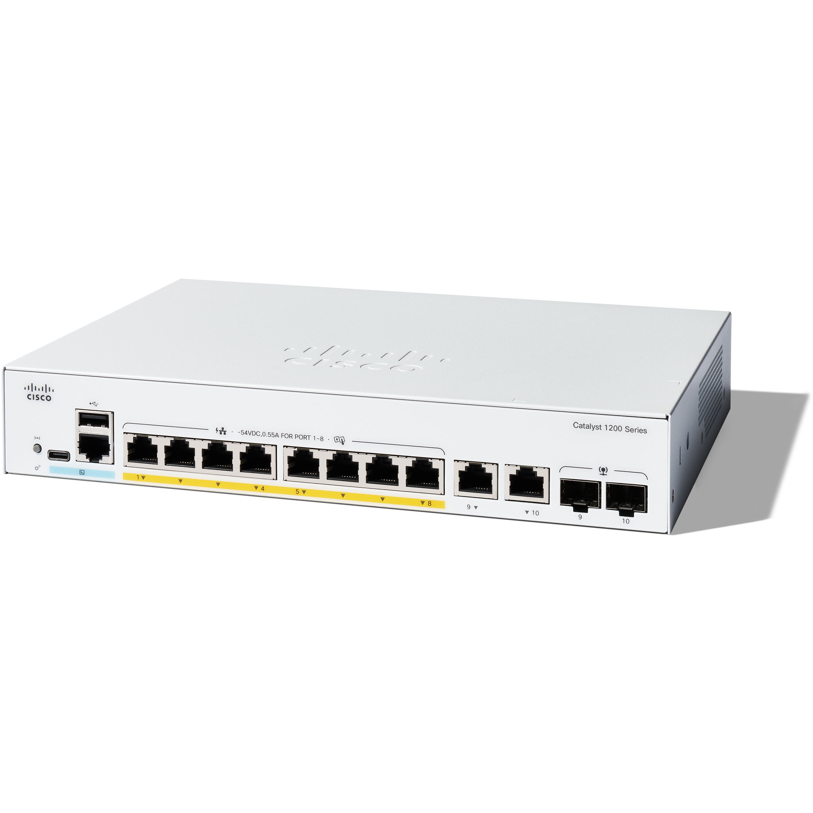 Switch Cisco Catalyst 1200-8P-E-2G 8 Port GE PoE-0