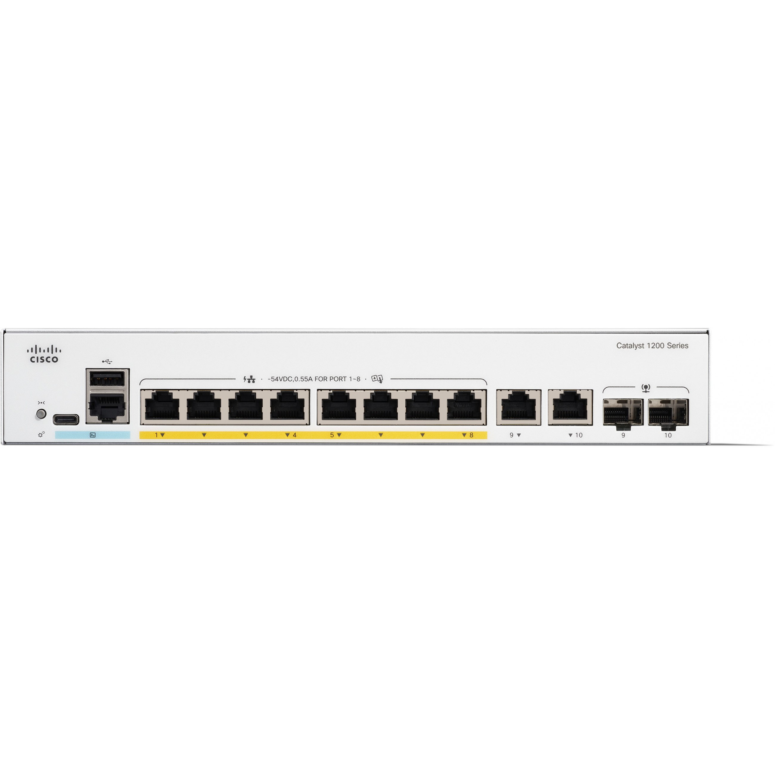 Switch Cisco Catalyst 1200-8P-E-2G 8 Port GE PoE-1