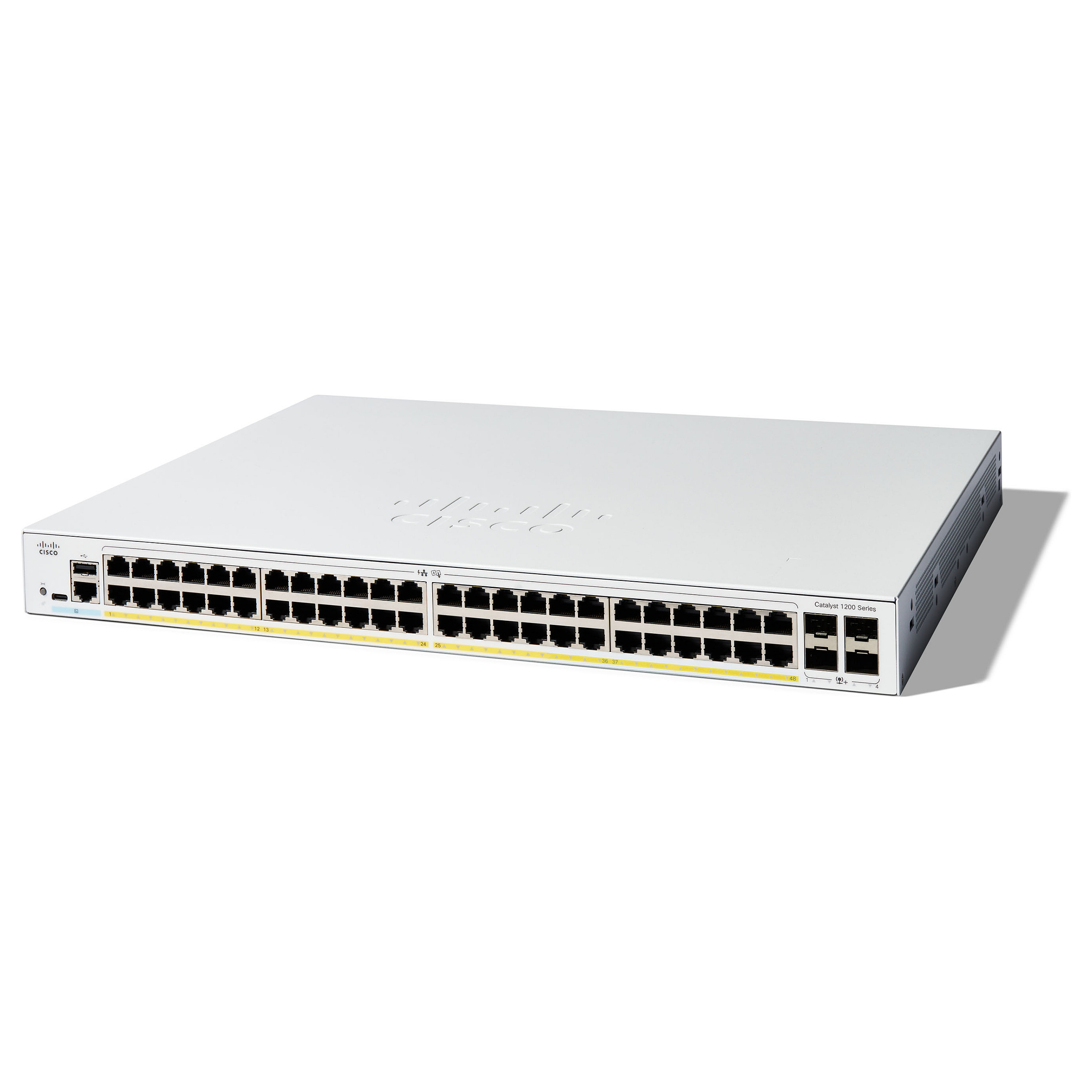 Prekidač CISCO C1200-48P-4X (48 portova GE, PoE, 4x10GE SFP+, L2/L3)