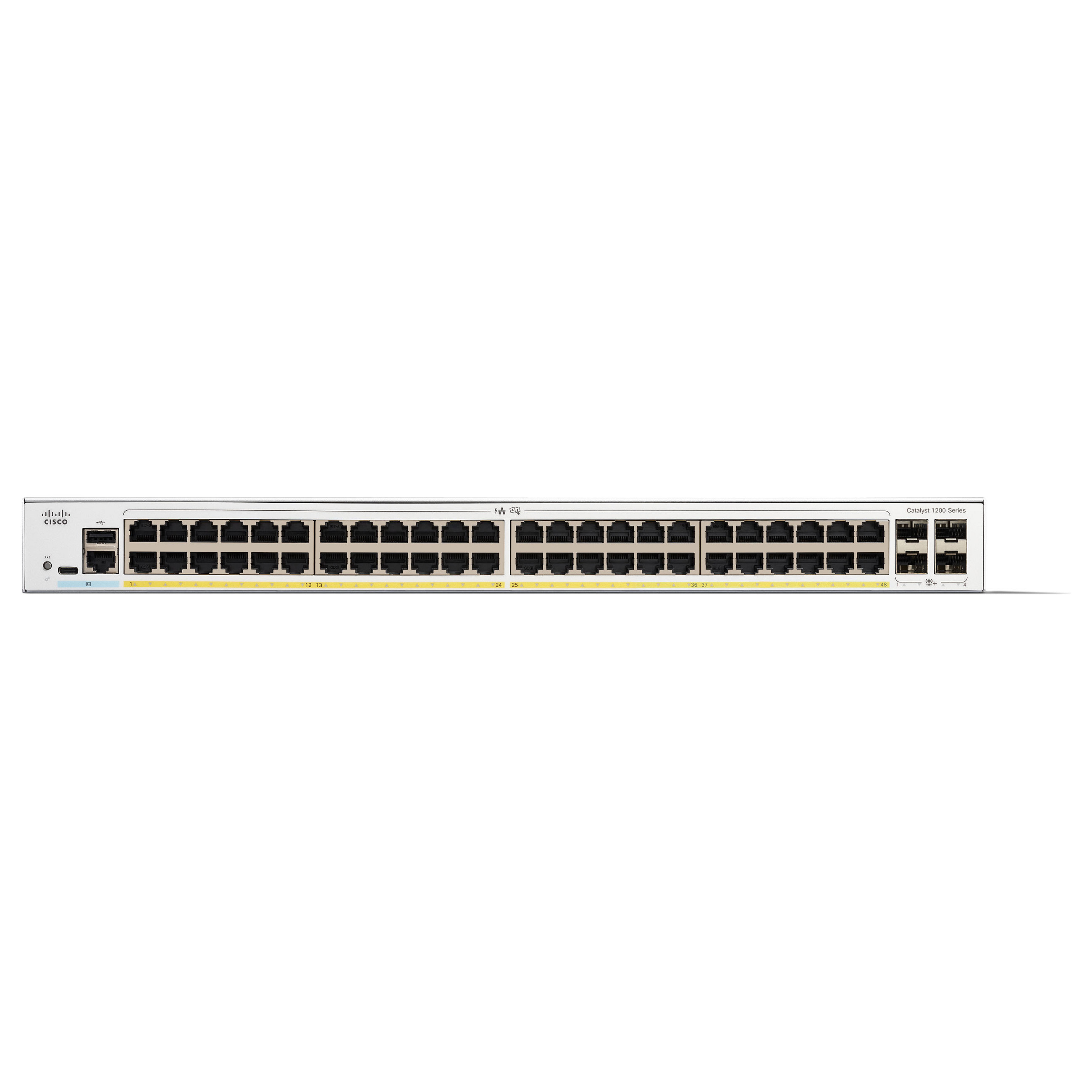 Prekidač CISCO C1200-48P-4X (48 portova GE, PoE, 4x10GE SFP+, L2/L3)-1