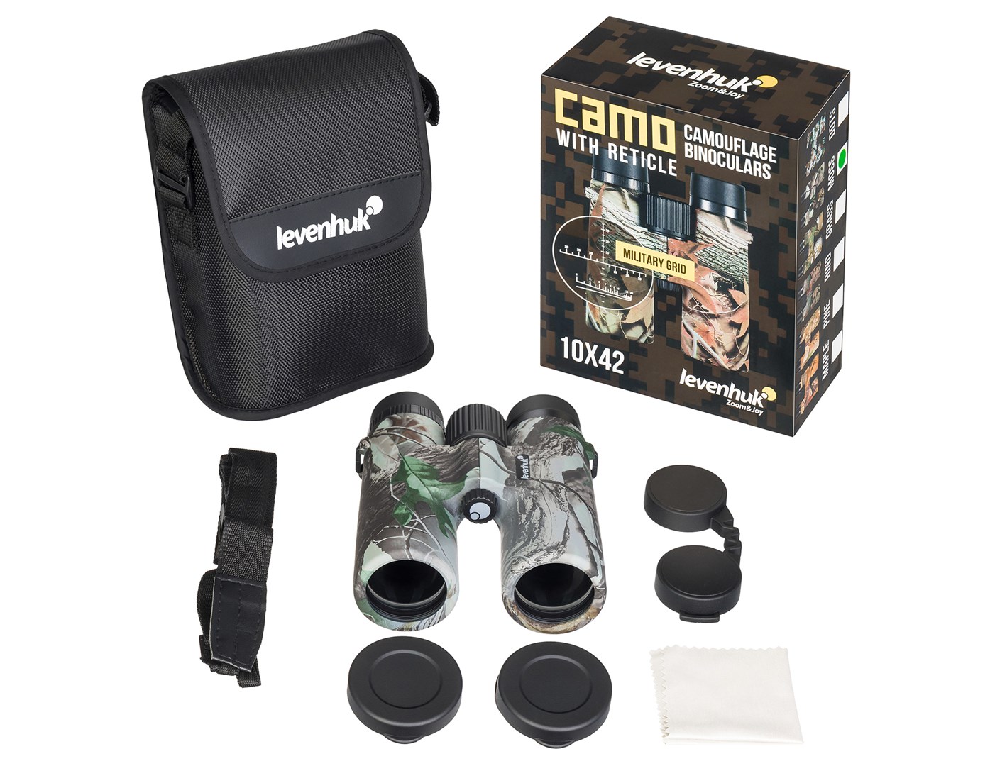 LEVENHUK Moss 10x42 binoculars with viewfinder-7
