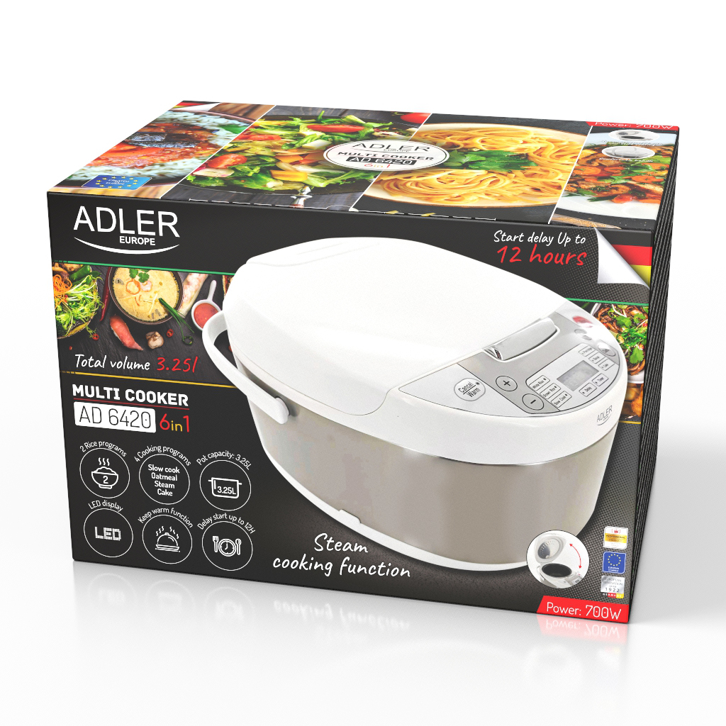 Multifunkcijsko kuhalo ADLER AD 6420 (700 W, 3.25 L)-9