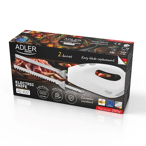 Električni nož ADLER AD 4512 (200 W) bijeli-6