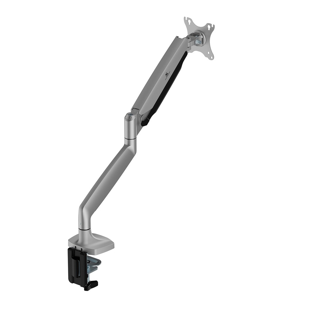 Držač za monitor MACLEAN MC-969 (Dvostruka ruka, Plinska opruga, 17"-45", 16 kg, Srebrna boja)-6