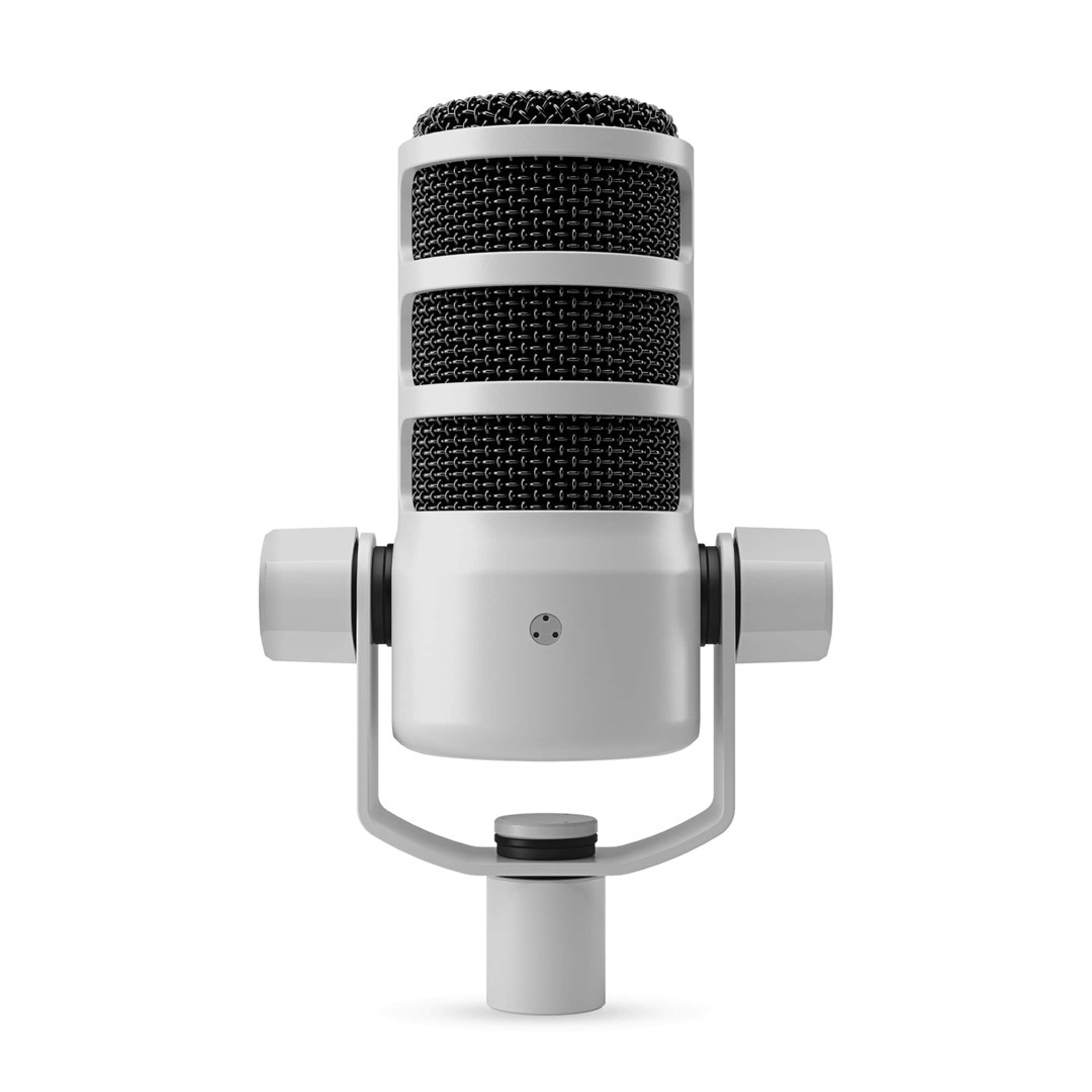 Mikrofon RODE PodMic USB White (Dinamički, USB-C & XLR, APHEX DSP, za podcast)-3