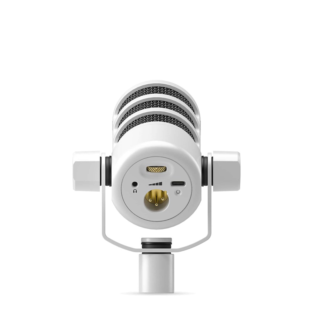 Mikrofon RODE PodMic USB White (Dinamički, USB-C & XLR, APHEX DSP, za podcast)-2