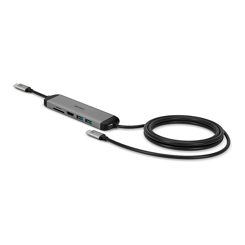 Docking stanica LINDY DST-Micro 140 USB Typ C 4K-2