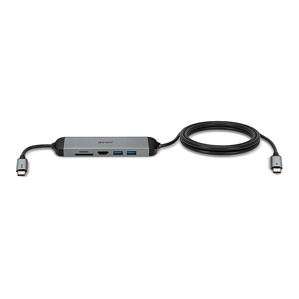 Docking stanica LINDY DST-Micro 140 USB Typ C 4K-3