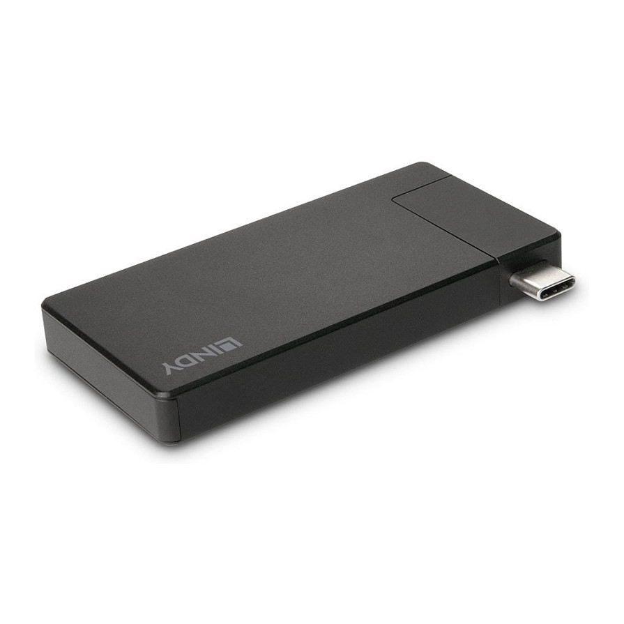 Docking stanica LINDY DST-Micro USB Typ C 4K Micro Dockingstation crna boja-0
