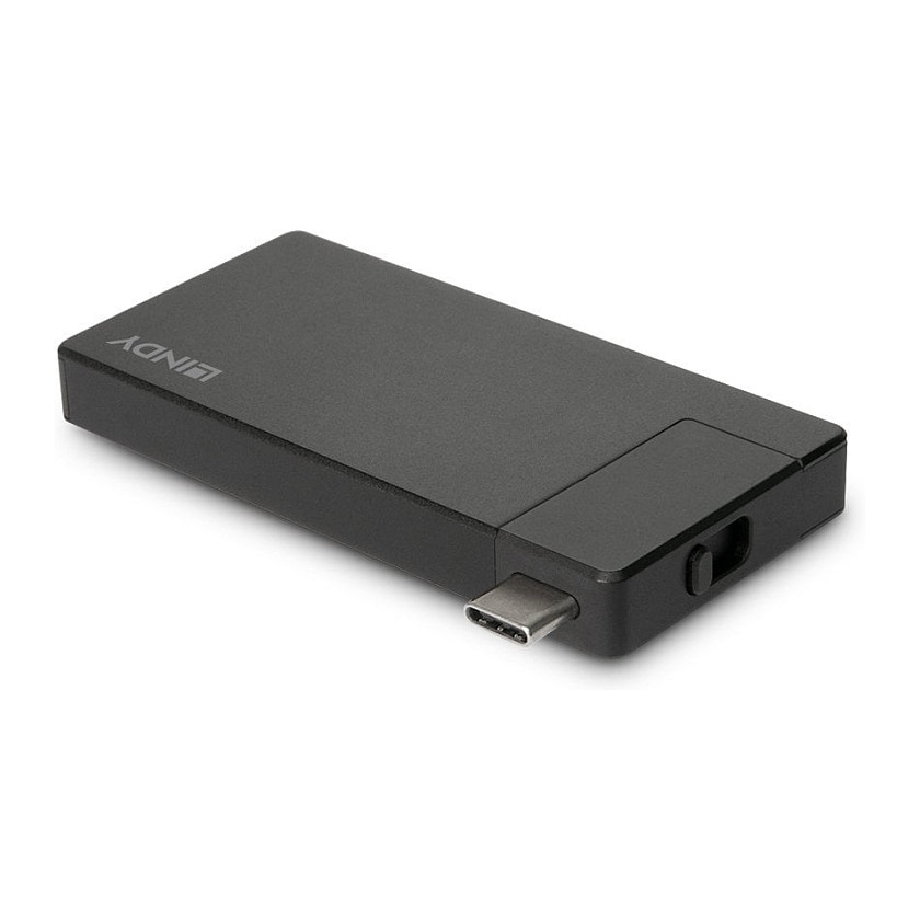 Docking stanica LINDY DST-Micro USB Typ C 4K Micro Dockingstation crna boja-4