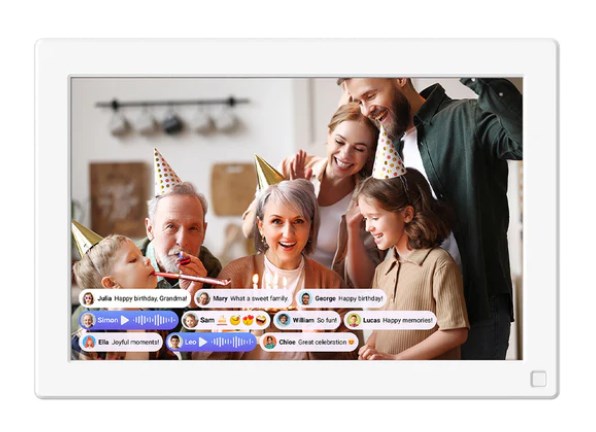 Digitalni foto okvir MYFIRST Frame Live 10 (10.1'', 32GB, Wi-Fi) bijela boja