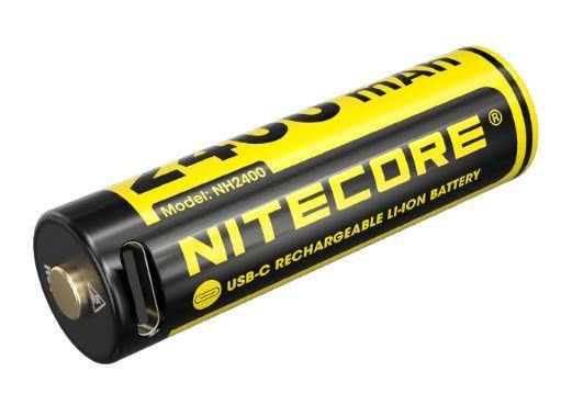 BATTERY RECH. LI-ION AA 1.5V/4PACK NH2400 NITECORE-0