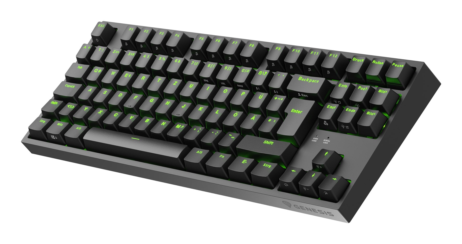 Gaming tipkovnica GENESIS Thor 404 TKL (mehanička, Kailh Box Brown V2, RGB, Hot-Swap, DE layout)-3