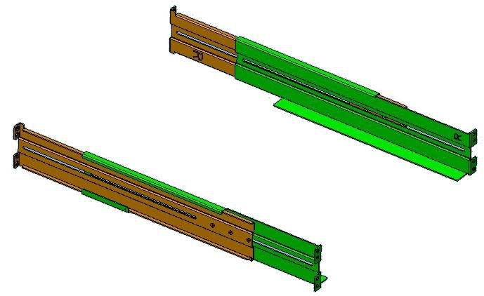 Set za montažu u rack ormar POWERWALKER za R1U seriju (19", 1U)-1
