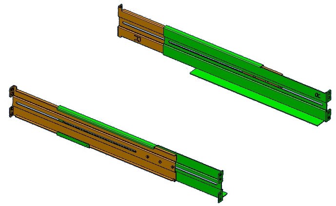 Set za montažu u rack ormar POWERWALKER za R1U seriju (19", 1U)-0