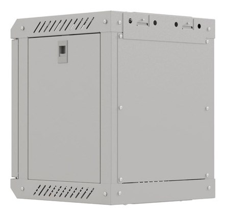 WALL-HUNG RACK CABINET 10" 6U 300X300 GREY GLAZED DOOR LANBERG (FLAT PACK)-10