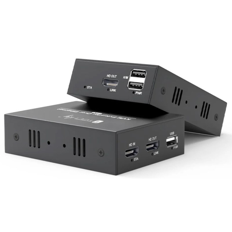 KVM Extender TECHLY HDMI/USB (1080p@60hz, do 100m, cat6)-0