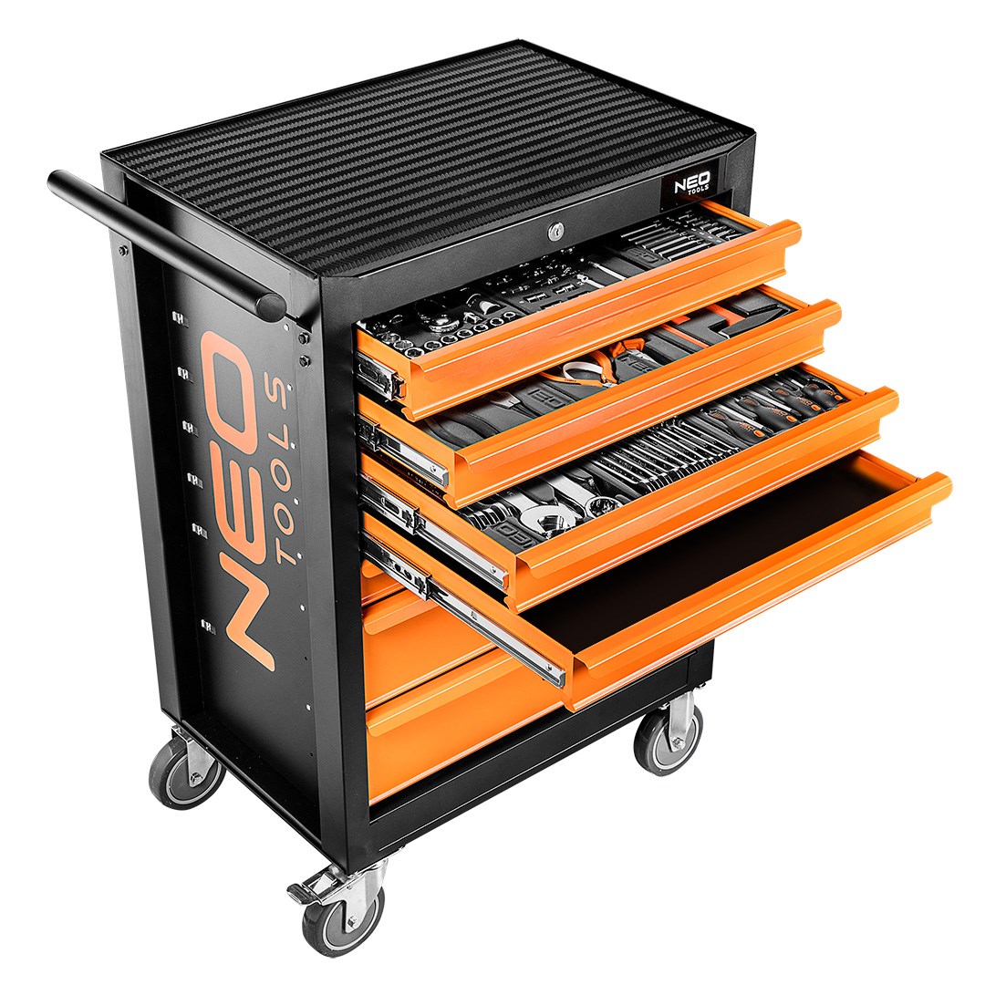 Workshop cabinet, 7 drawers + 129 tools-0