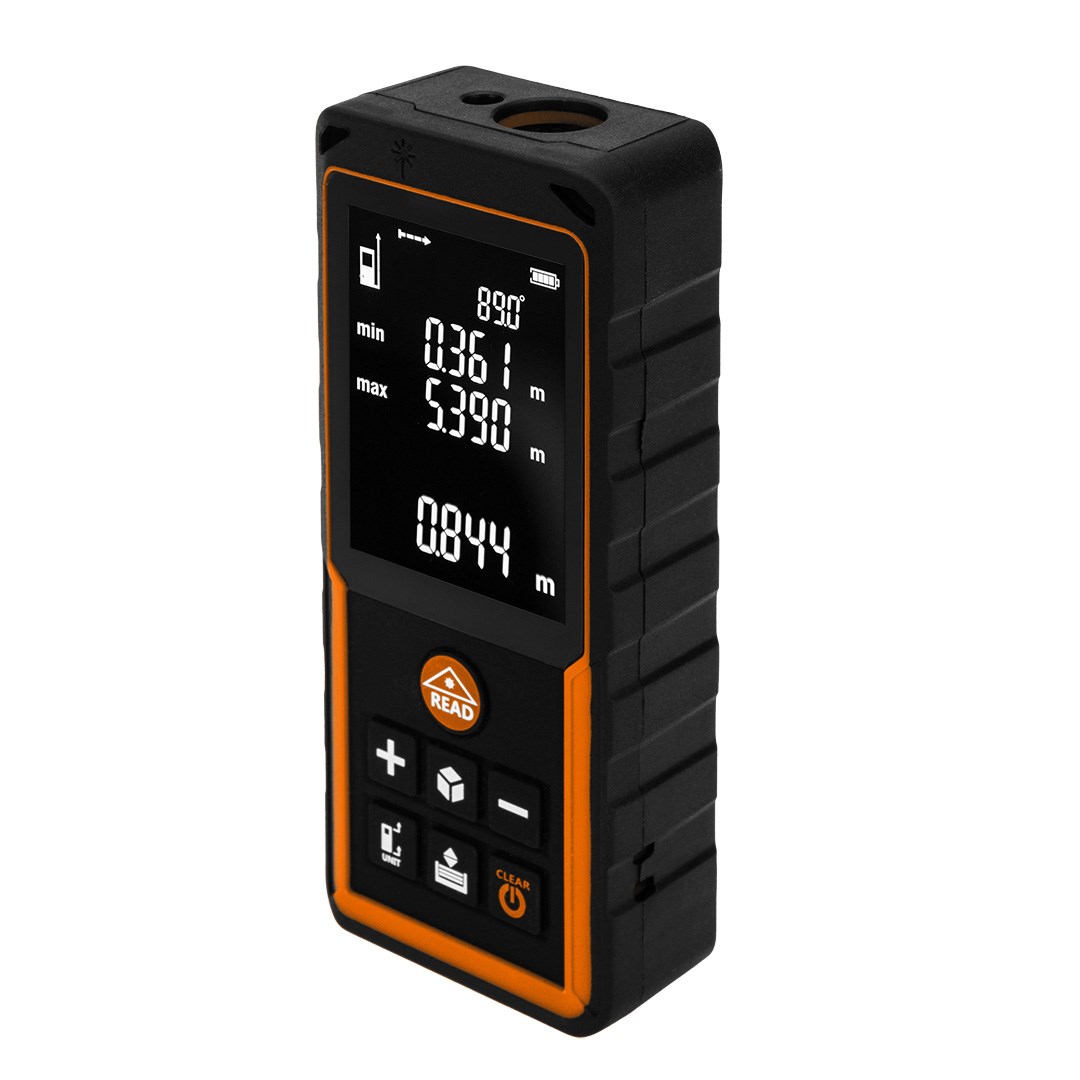 Laser rangefinder, 80 m range, IP54-0