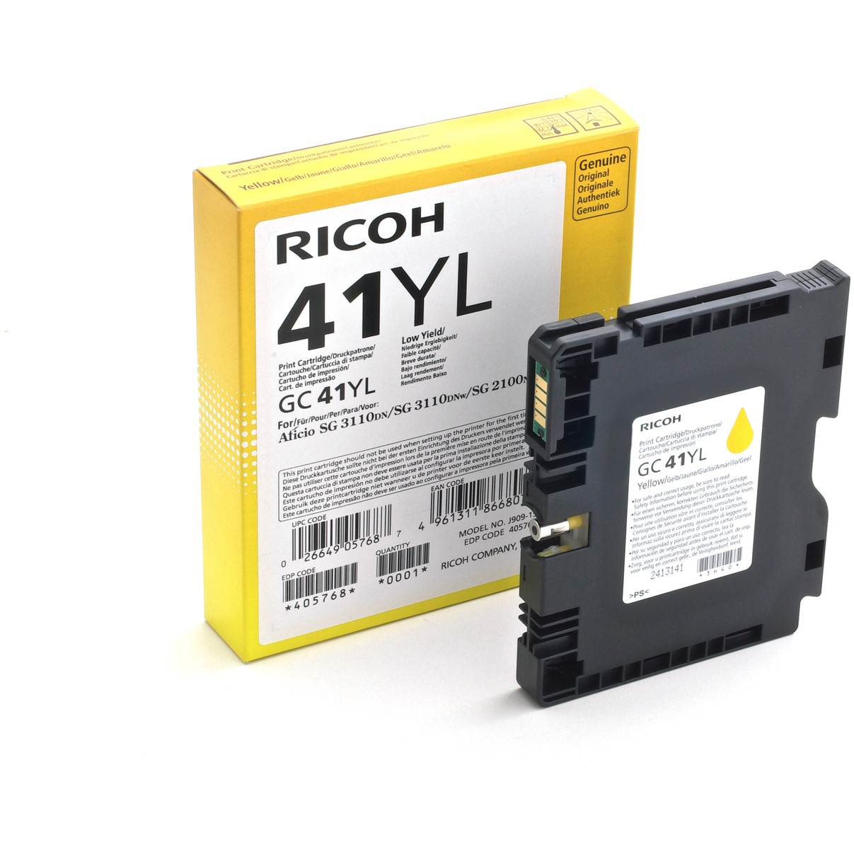 Toner RICOH GC41YL žuta boja 600 stranica-1