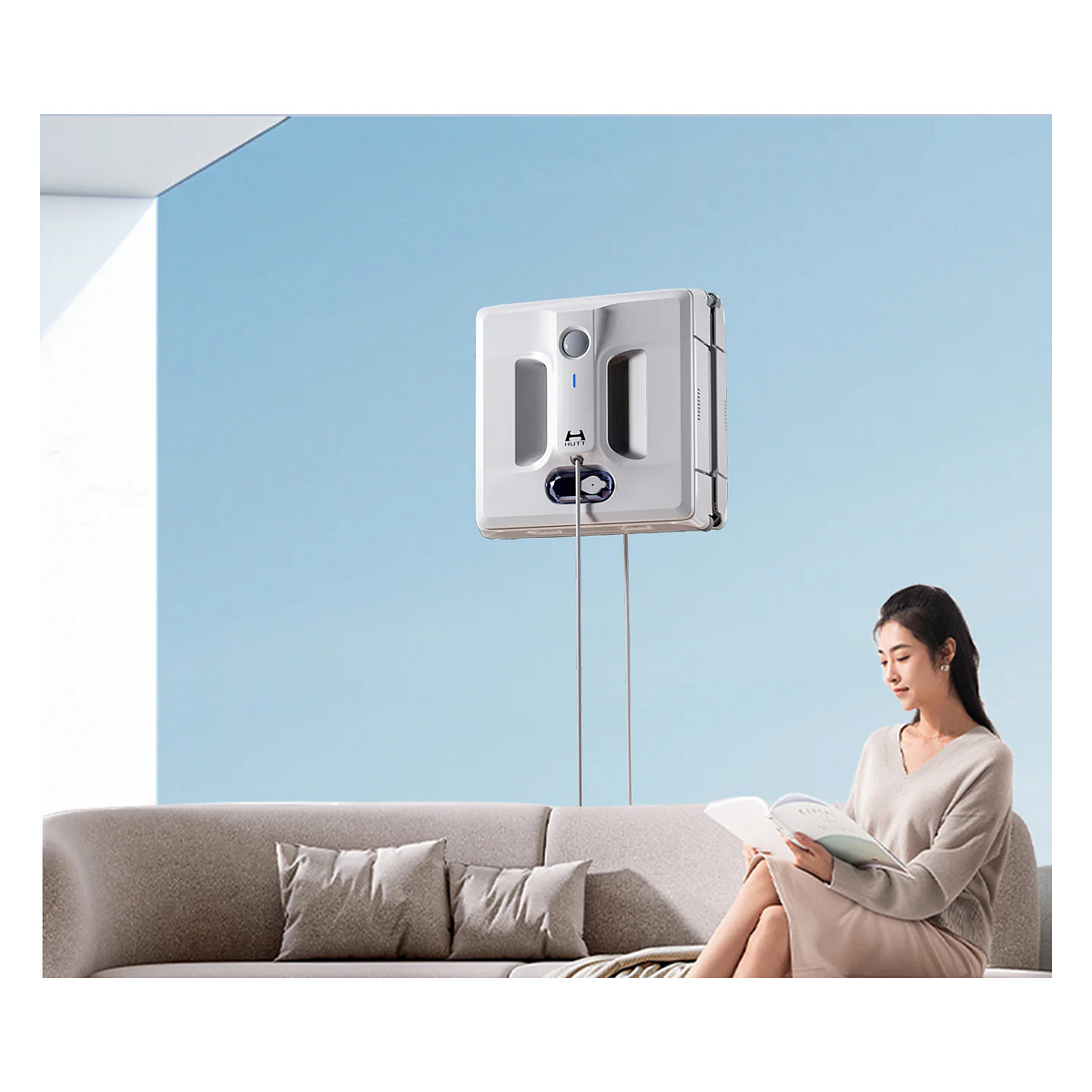 HUTT A1 Window Cleaning Robot - White-2