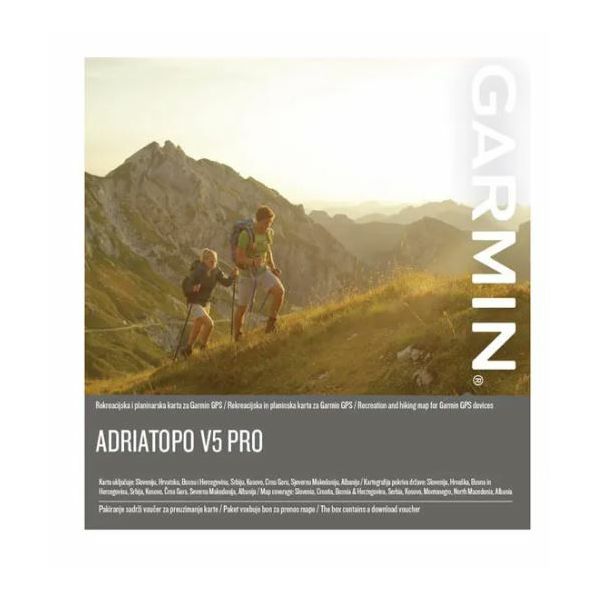 Topografska karta AdriaTopo GARMIN v5 PRO voucher, 010-12153-03-0