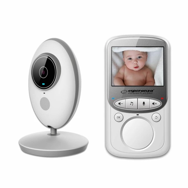 LCD Baby Monitor ESPERANZA EHM003 (2.4") bijeli-5