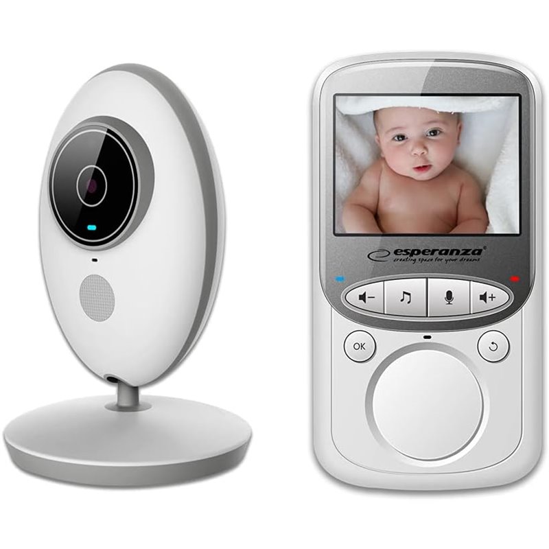 LCD Baby Monitor ESPERANZA EHM003 (2.4") bijeli