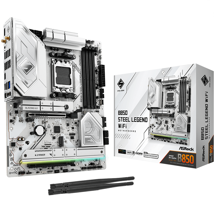 MB ASRock AMD AM5 B850 Steel Legend WiFi-5