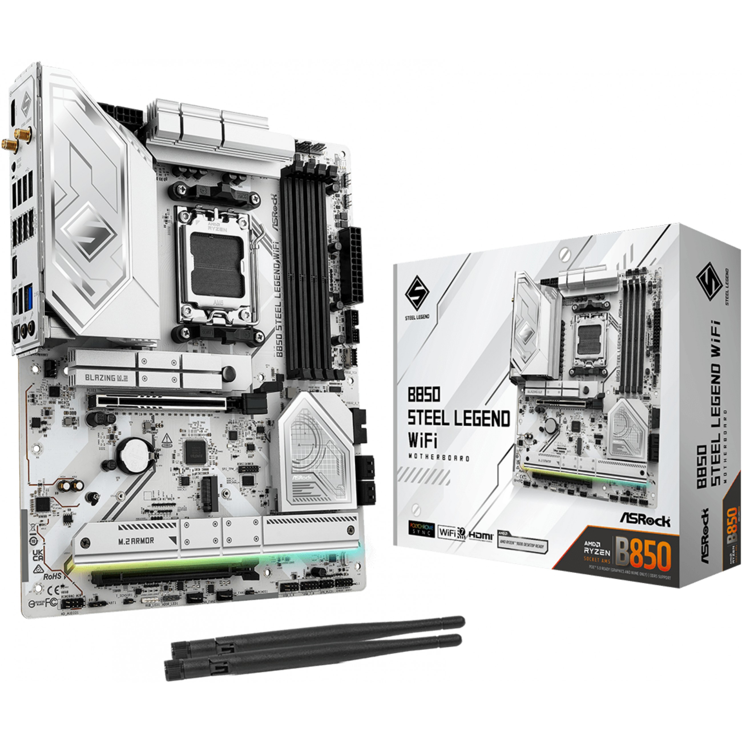 MB ASRock AMD AM5 B850 Steel Legend WiFi-0