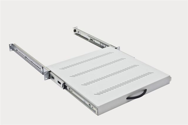 Izvlačiva polica TRITON 19"/1U (svijetlo siva, 450mm, nosivost 30kg)-0