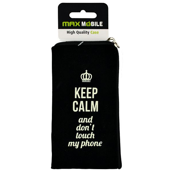 MM CROCO TORBICA MAR KEEP CALM CRNA vel.XXXL/Galaxy Note 6,S23+,Iph14+..-0