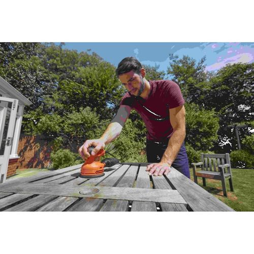 Ekscentrična brusilica BLACK+DECKER BEW210-QS (230 W, 125 mm)-2